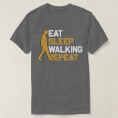 Wandelende Eatslaap T-shirt (Design voorkant)