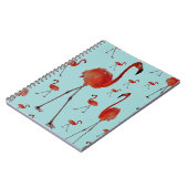 Wandelende flamingo's notitieboek (Linkerzijde)