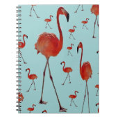 Wandelende flamingo's notitieboek (Voorkant)