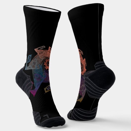 Wandelende Fractal Sokken (Gebogen)