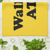 Wandelende geldautomaat. theedoek (Gevouwen)