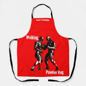  Wandelende Kruitvat Schort (Voorkant)