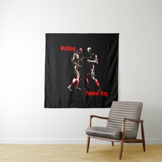  Wandelende Kruitvat Wandkleed (In situ)