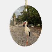 Wandelende Ooievaar Ornament (Rechts)