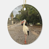 Wandelende Ooievaar Ornament (Links)