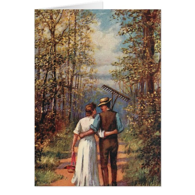 Wandelende Paar van het Werk (Voorkant)