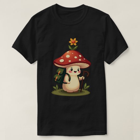 Wandelende Paddenstoel T-shirt (Design voorkant)