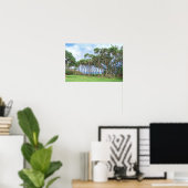 Wandelende palmbomen in Hawaï Poster (Thuiskantoor)