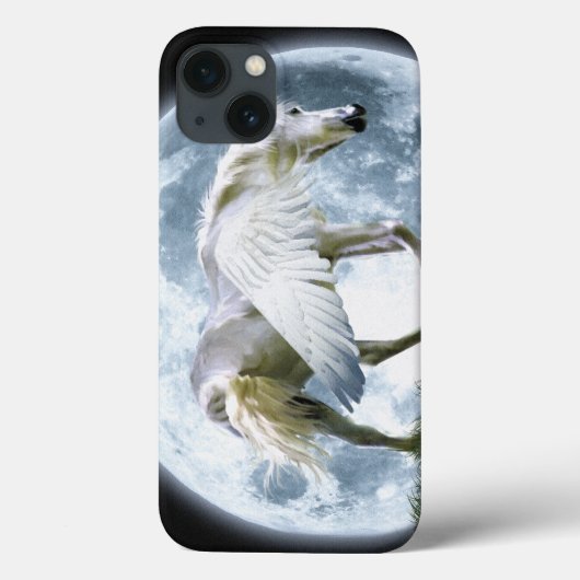 Wandelende Pegasus & Full Moon Fantasy Art Case-Mate iPhone Case (Achterkant)