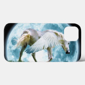 Wandelende Pegasus & Full Moon Fantasy Art Case-Mate iPhone Case (Achterkant (horizontaal))