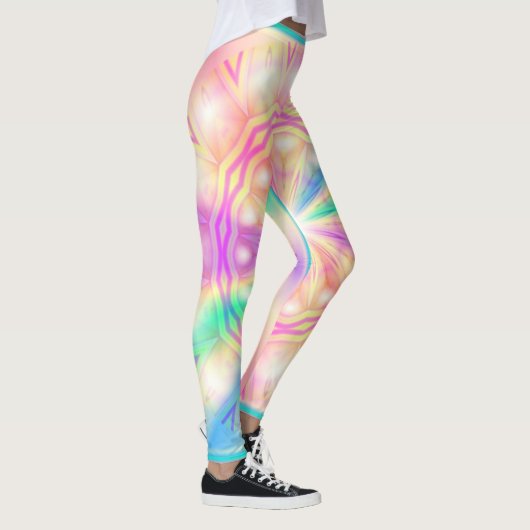 Wandelende regenboog leggings (Rechts)