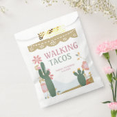 Wandelende Tacos Mexicaanse Fiesta Verjaardagsfees Bedankzakje (Gezegeld)