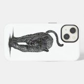 wandelende tijger iPhone hoesje (Achterkant horizontaal)