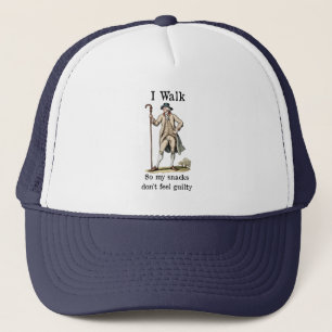 Wandelende trucker hoed pet