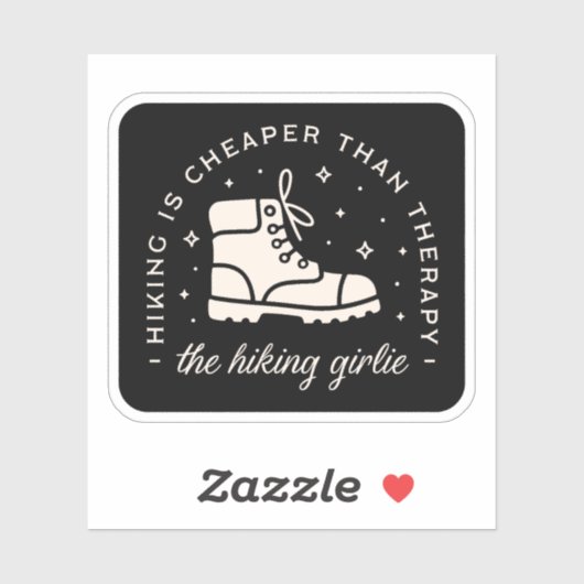 Wandelende wandelaar meisje grappige citaten hekse sticker (Vel)