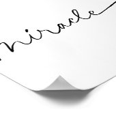Wandelende Wonderkleding  Poster (Hoek)