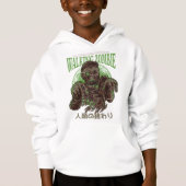Wandelende Zombie Horror Vintage Kunst (Voorkant)