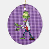 wandelende zombie keramisch ornament (Links)