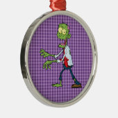 wandelende zombie metalen ornament (Rechts)