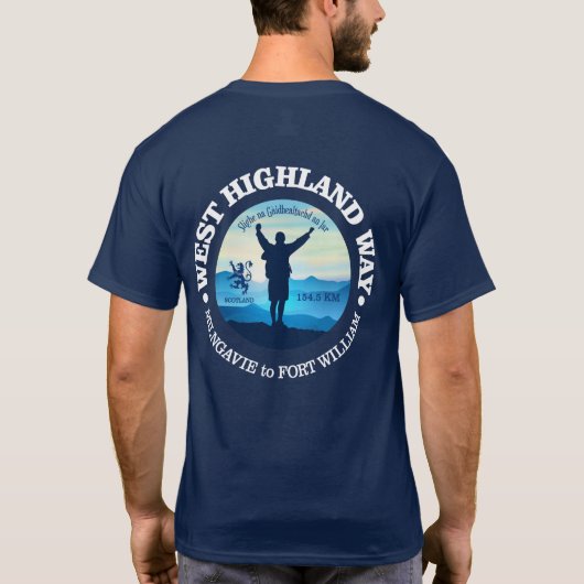 Wandelgang (West Highland Way) T-shirt (Achterkant)