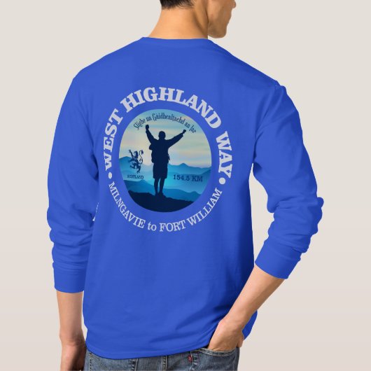 Wandelgang (West Highland Way) T-shirt (Achterkant)