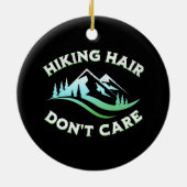 Wandelhaar maakt niet uit keramisch ornament (Achterkant)