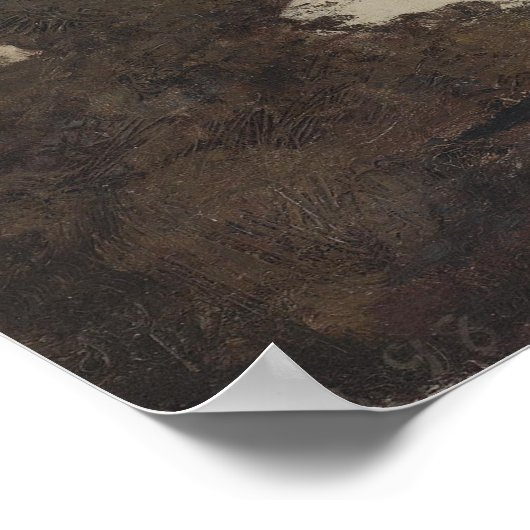 Wandeling aan zee. Olieverf op doek. Poster (Hoek)