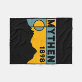 Wandeling Berg Mount Grosser Mythen Mountainbiken Fleece Deken (Voorkant (Horizontaal))