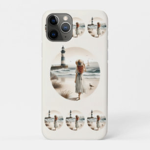 Wandeling bij vuurtoren aan zee Case-Mate iPhone case
