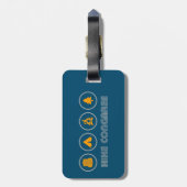 Wandeling Congaree National Park Bagagelabel (Achterkant verticaal)