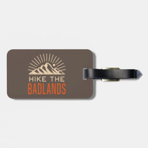 Wandeling de Badlands Sunburst Bagagelabel