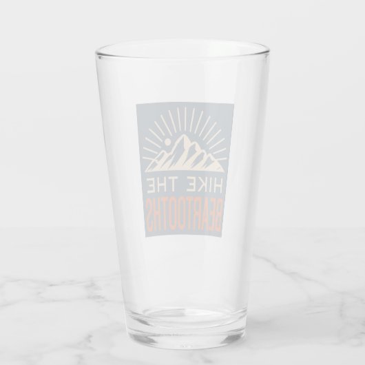 Wandeling De Beartooths Sunburst Glas (Achterkant)