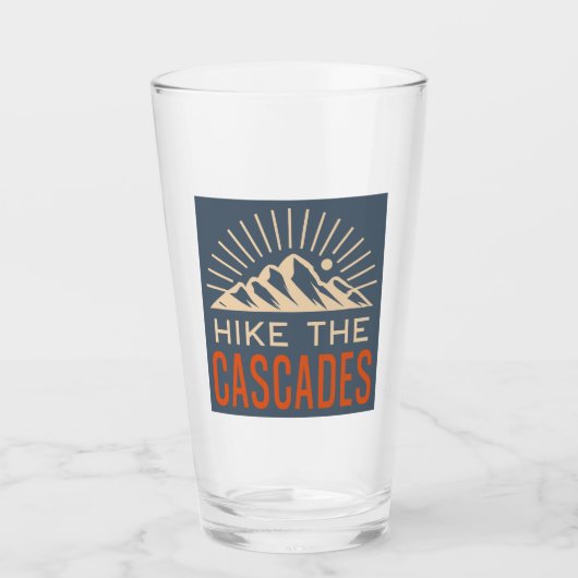 Wandeling De Cascades Sunburst Glas (Voorkant)