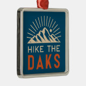 Wandeling De Daks Sunburst Metalen Ornament (Rechts)