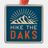 Wandeling De Daks Sunburst Metalen Ornament (Voorkant)