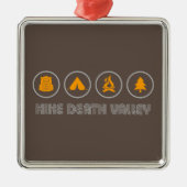 Wandeling Death Valley National Park Metalen Ornament (Voorkant)