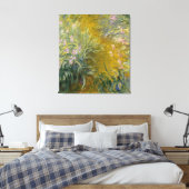 Wandeling door de Irissen, Monet Canvas Afdruk (Insitu (Slaapkamer))