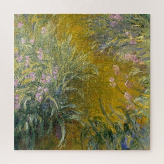 Wandeling door de Irissen, Monet Legpuzzel (Verticaal)