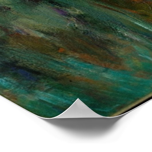 Wandeling door de Irissen, Monet Poster (Hoek)