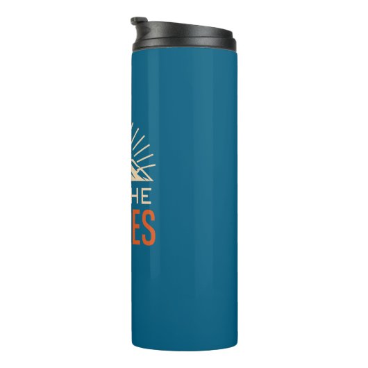 Wandeling door de Smoky Mountains Sunburst Thermosbeker (Geroteerd rechts)