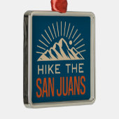 Wandeling door de zonsondergang van de San Juan Mo Metalen Ornament (Rechts)