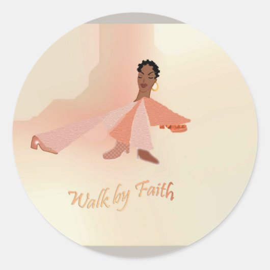 Wandeling door Faith stickers (Voorkant)