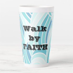 Wandeling door Faith Water Design Latte Mok