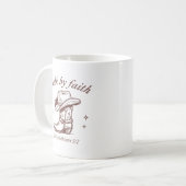 Wandeling door geloof koffiemok (Voorkant links)