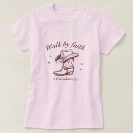 Wandeling door geloof t-shirt