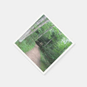 Wandeling door het bos papier servet (Hoek)