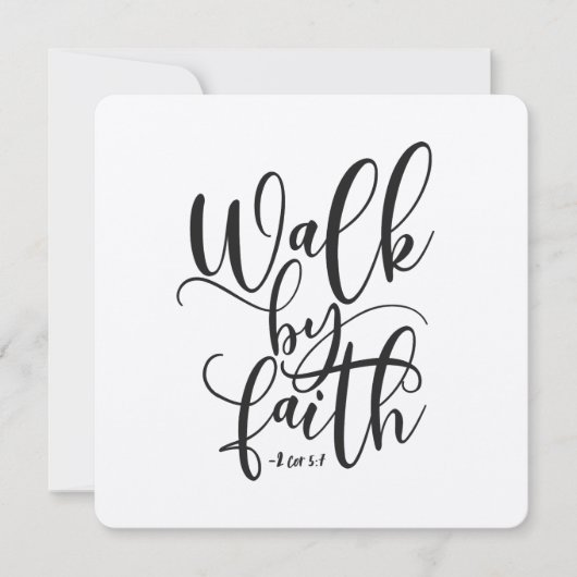 Wandeling door het geloof 2 Korintiërs 5:7 (Voorkant)