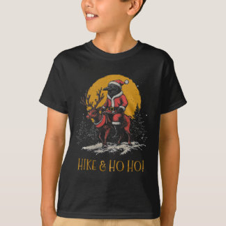 Wandeling en Ho Ho Camping Wandelwildernis Kerstmi T-shirt
