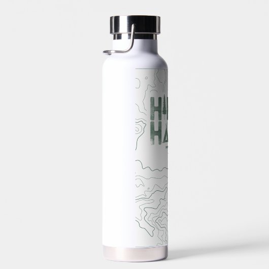 Wandeling Gelukkige Camper Wandelaar Wandelen Fami Waterfles (Rechts)