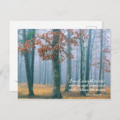 Wandeling in de Bossen - Briefkaart (Voorkant / Achterkant)